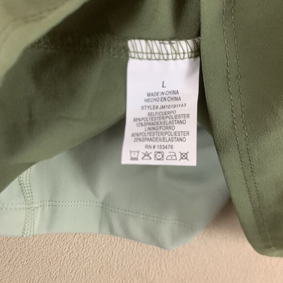 Sincerely Jules Skort Womens Size L Army Green Tennis Activewear Golf Outdoor - Picture 4 of 6
